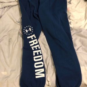 Under armor blue sweatpants